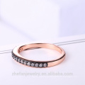 Schmuck 1-Dollar-Ring Rose Vergoldung